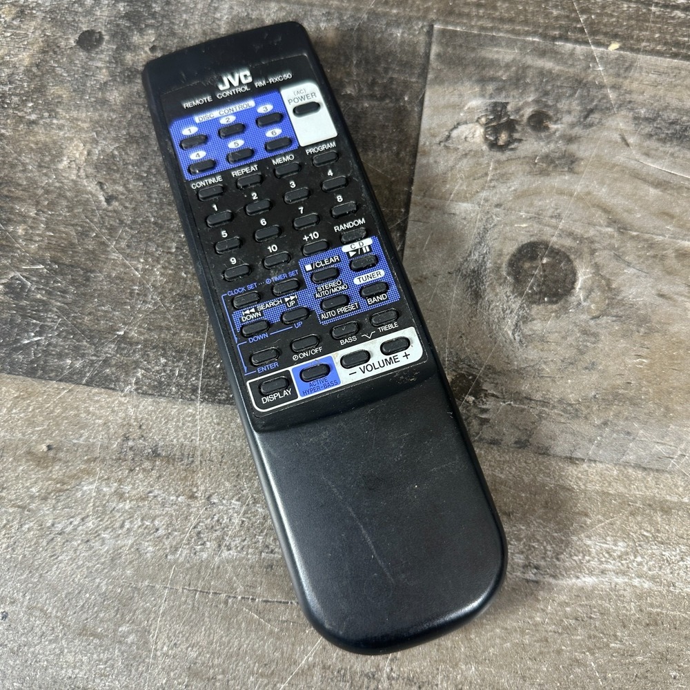 JVC RM-RXC50 Replacement Audio Remote control